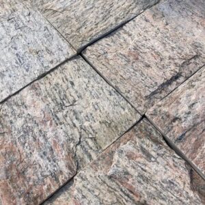 Pedra Miracema Rosa 0,5M² 19 Peças 11,5x23CM