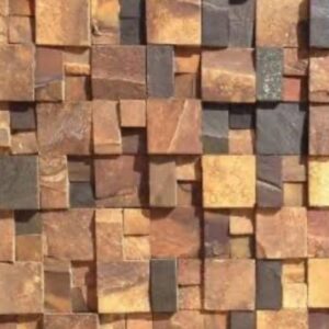 Mosaico Pedra Ferro Variado Tela 30x30CM